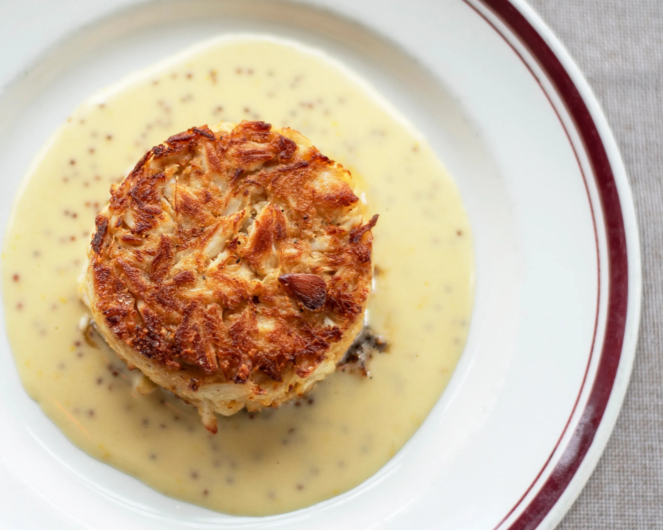 Jumbo Lump Maryland Style Crab Cake at Chops Lobster Bar, Buckhead Atlanta