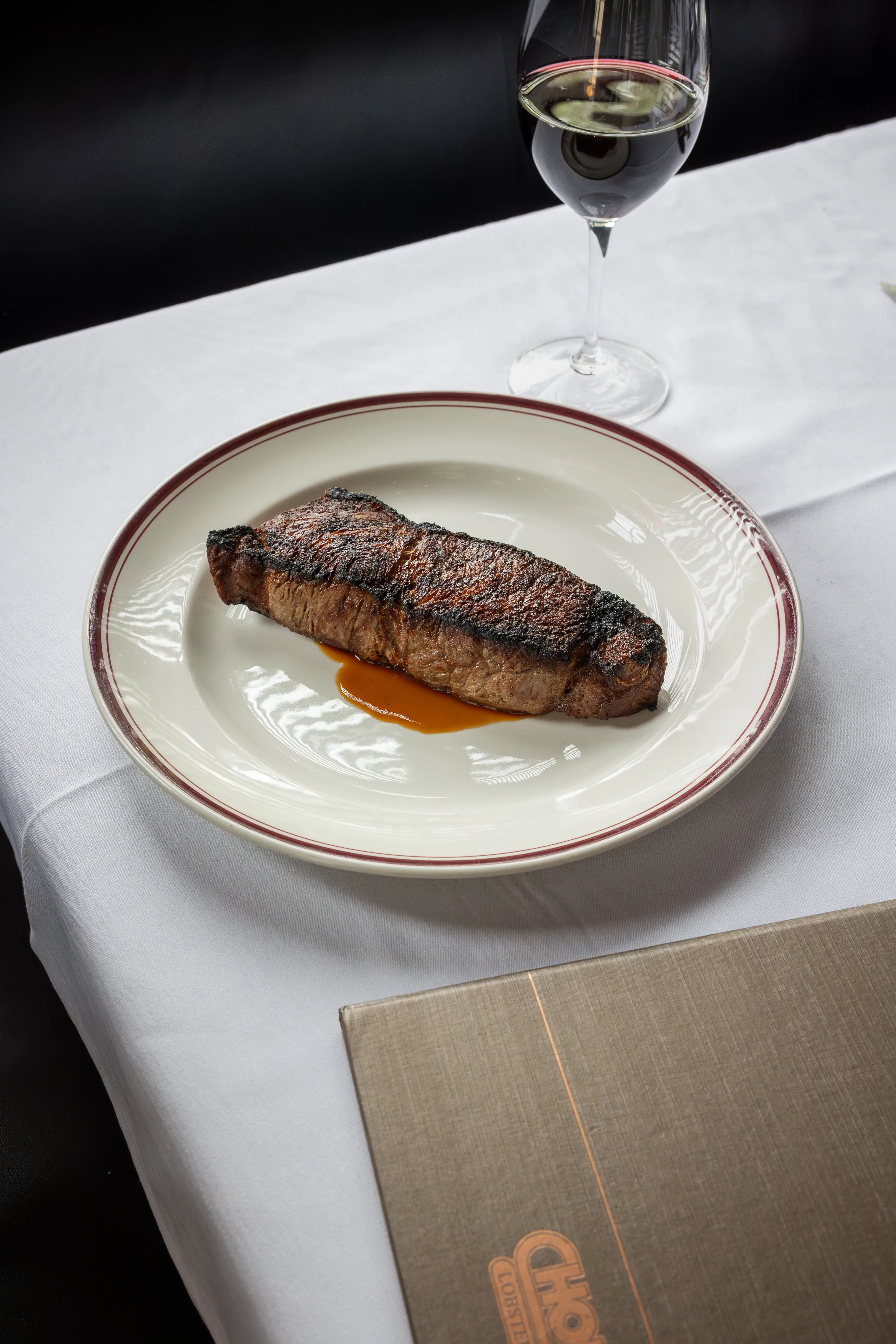 New York Strip Steak at Chops Lobster Bar, Buckhead Atlanta